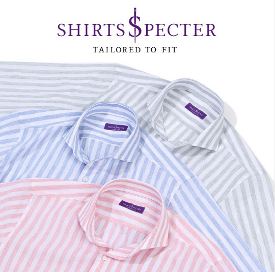 AI 기반 온라인 맞춤셔츠 전문몰 셔츠스펙터의 제품 샘플. <셔츠스펙터 제공>